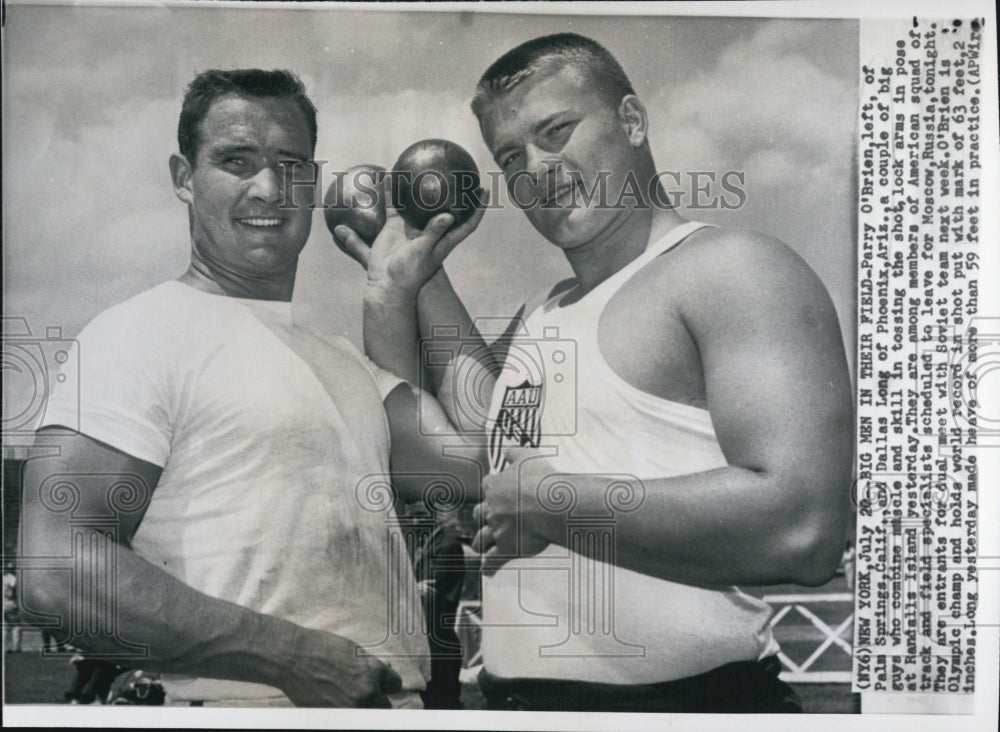 1958 Parry O&#39;Brian and Dallas Long Headed to Russia for Competition - Historic Images