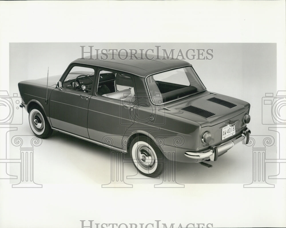 Press Photo Simca Sedan - Historic Images