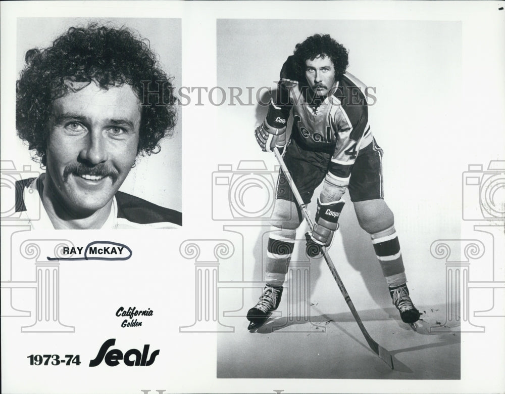 1973 Ray McKay, California Golden Seals - Historic Images