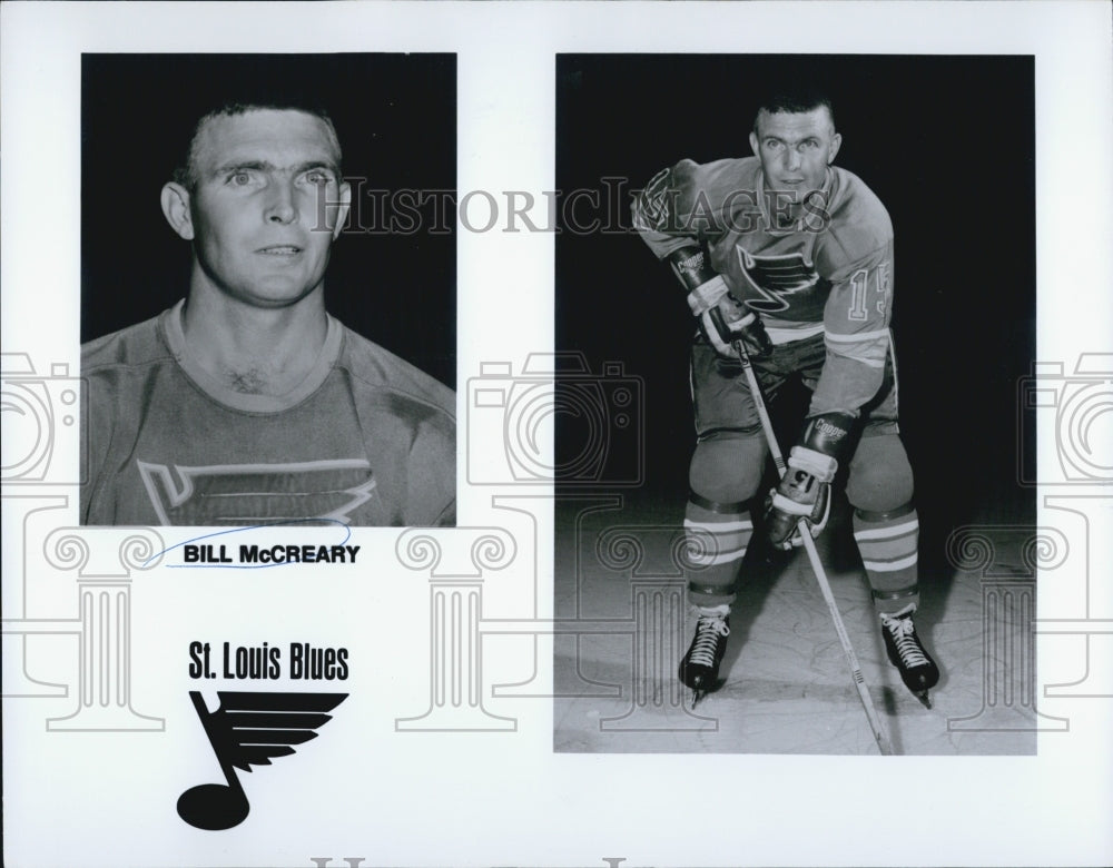 1970 Bill McCreary of St.Luis Blues - Historic Images