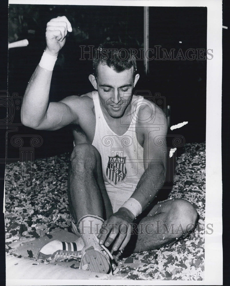 1962 John Uelses Pole Vault Victory B.A.A. Track Meet - Historic Images