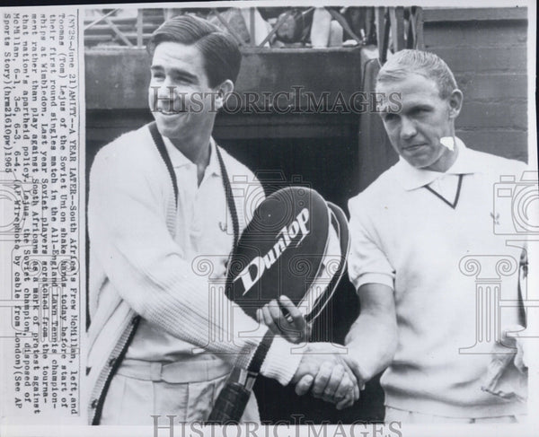 1965 South Africa Tennis Professional Frew McMillan And Toomas Lejus ...