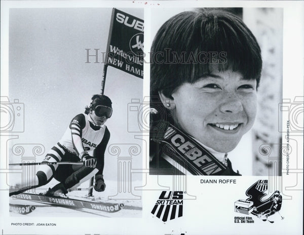 1986 Diann Roffe Member United States Ski Team - Historic Images