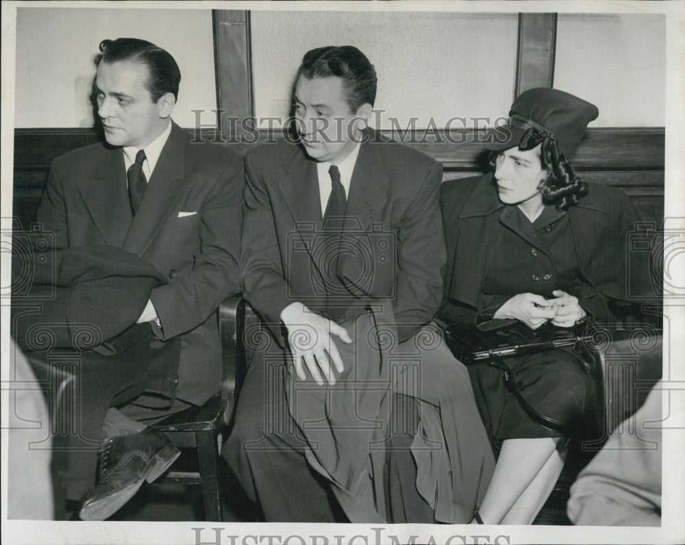 1952 Edward Zatz, Maurice Zatz, and Mrs,. Ruth Zatz-Historic Images