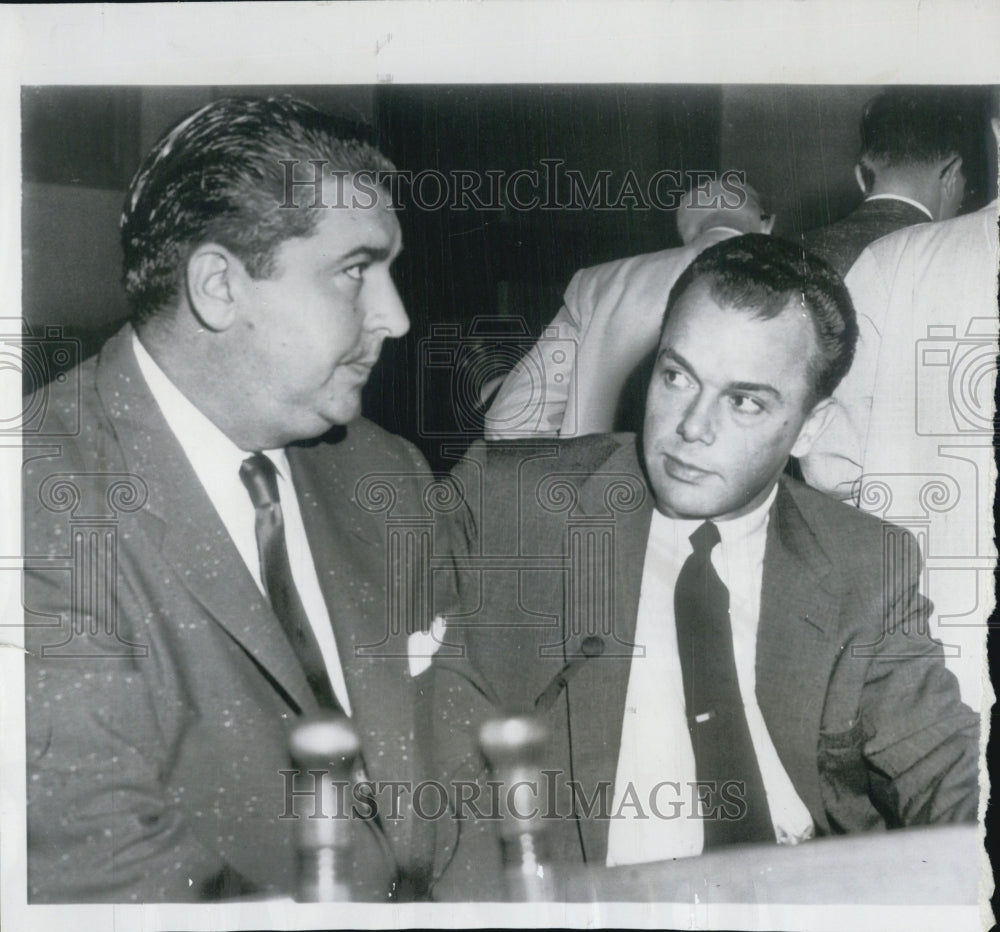 1955 Earl M. Ostreicher &amp; William Jackson Miami Policemen Heiress - Historic Images