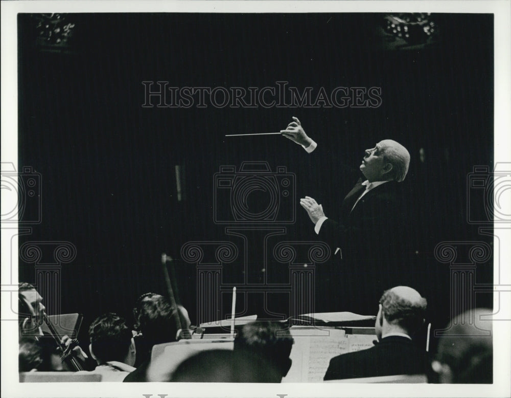 1974 Conductor Eugene Ormandy Leads  Orchestra - Historic Images