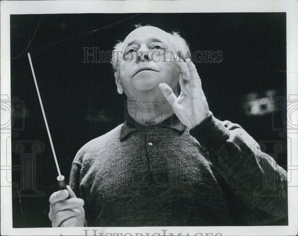 1981 Press Photo Eugene Ormandy Conductor - Historic Images