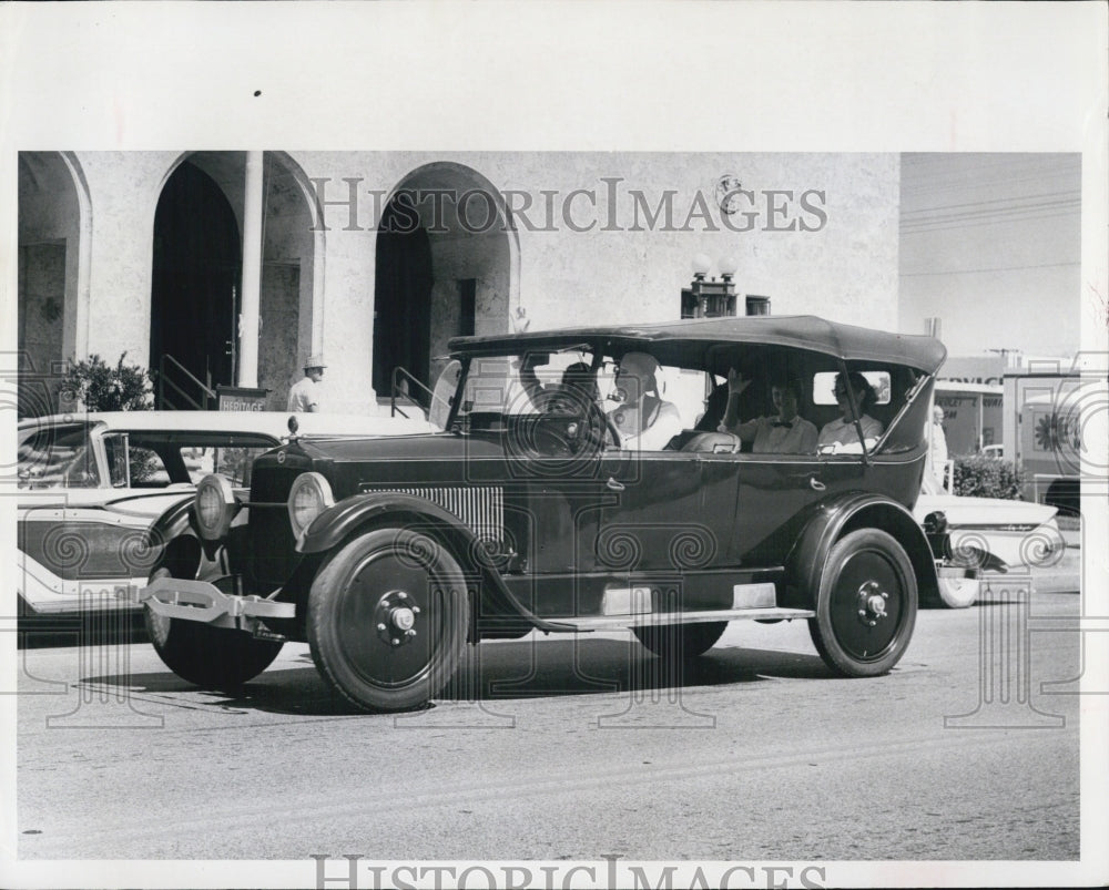 1965 1931 Lincoln Limousine Cruisine Down Clearwater FL Street - Historic Images