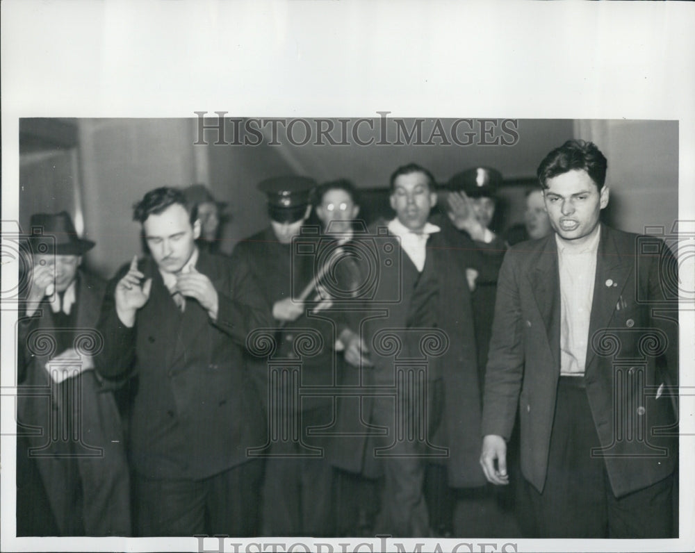 1939 Paul Treadway Threw Tear Gas Bomb At Communist May Day - Historic Images