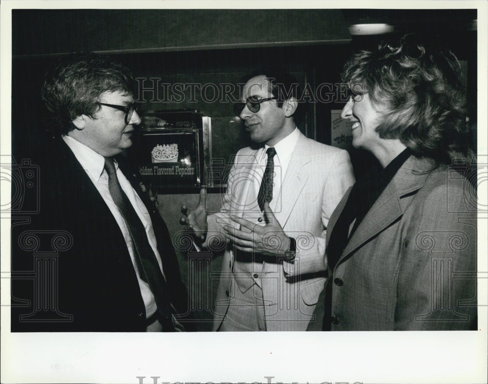 1984 Press Photo Roger Ebert Marvin Rose Blum Producer 1984 Irene Serwa - Historic Images