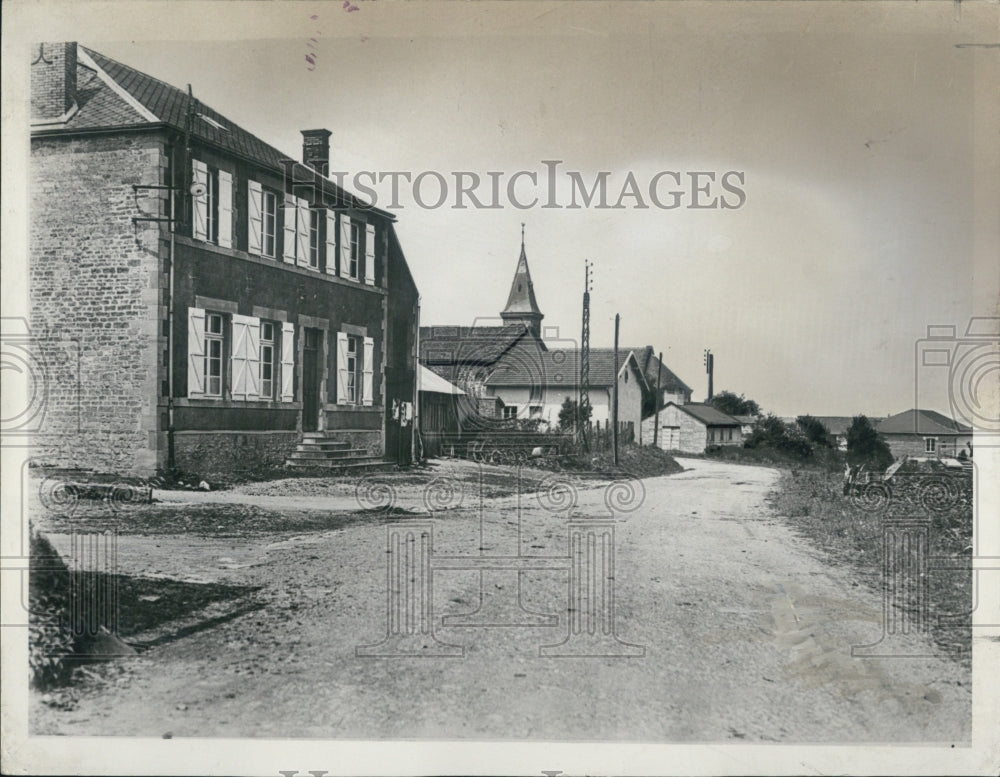 1940 Press Photo Champigneulle Argonne Forest On Nov 3 1918 Day After Capture - Historic Images