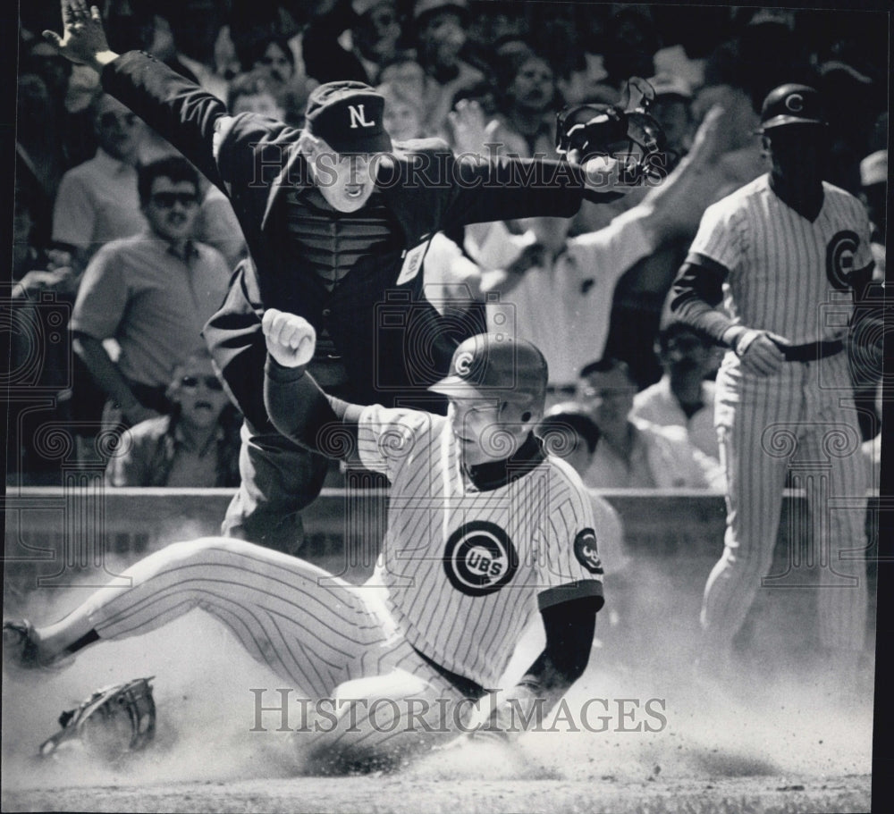 1986 Press Photo Jody Davis Chicago Cubs - Historic Images