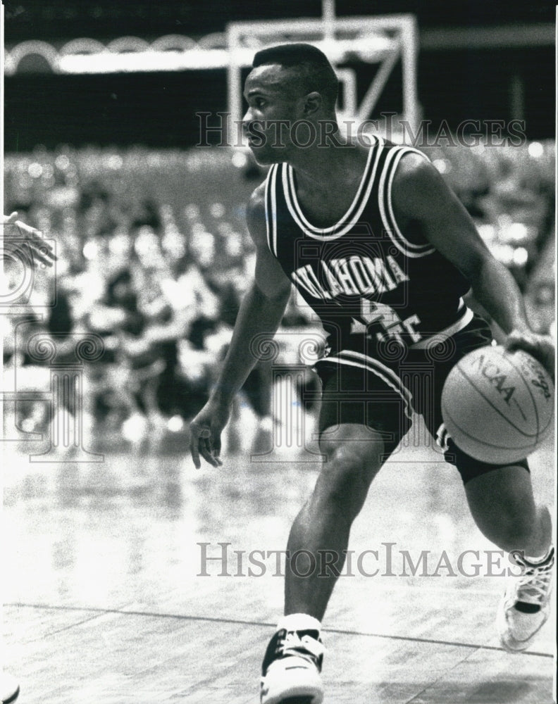 1990 Press Photo Darwyn Alexander of Oklahoma State - Historic Images