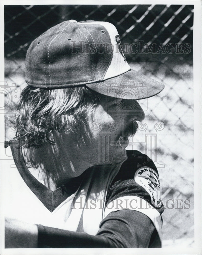 Press Photo Eric Rasmussen San Diego pitcher - Historic Images