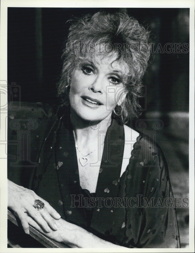 1984 Press Photo Janis Paige Seen As Angela Lansbury in Alone Together In NYC - Historic Images