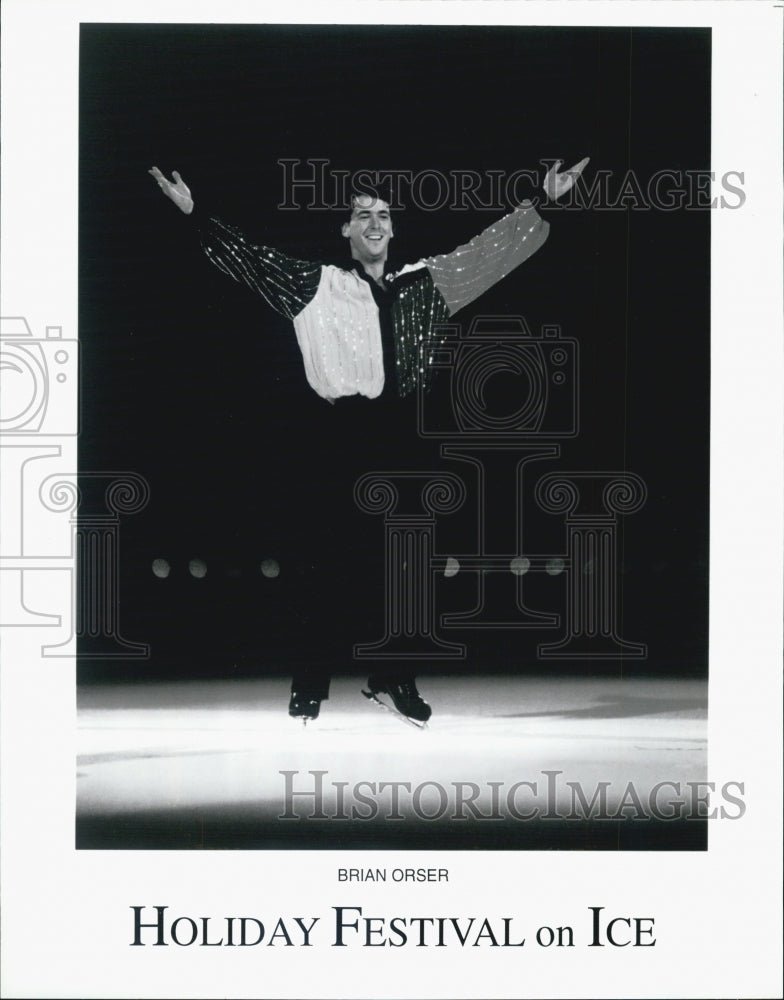 1997 Press Photo Canadian Figure Skater Brian Orser &quot;Holiday Festival on Ice&quot; - Historic Images