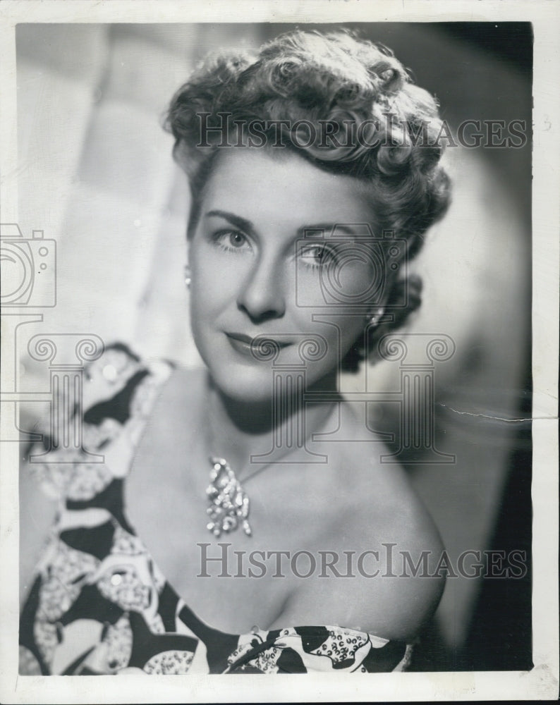 1947 Shirley Ross Radio Star And Singer On Bob Burns Show - Historic Images