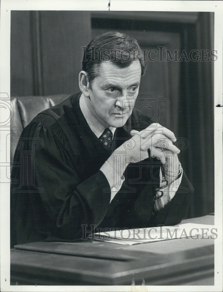 1976 Tony Randall Walter Franklin Philadelphia Judge Actor - Historic Images