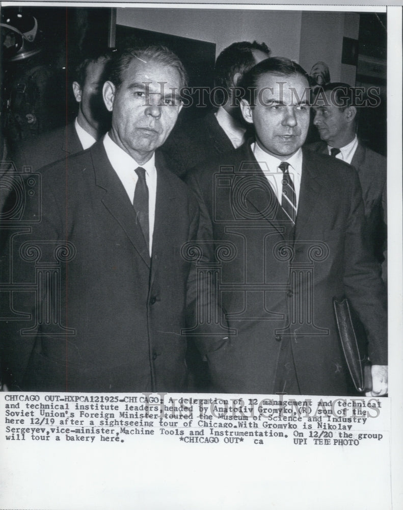 1966 Press Photo Anatoliv Gomyso son of Soviet Unions Foreign Minister museum of - Historic Images