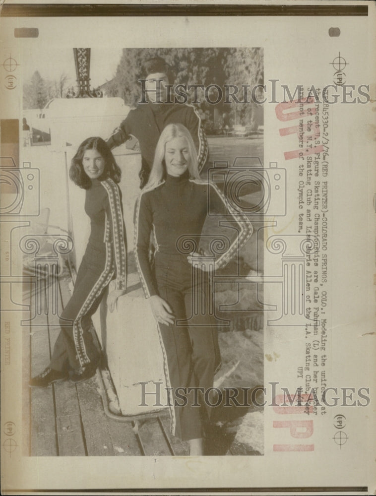1976 US Figure Skating Team Modeling Uniforms - Historic Images