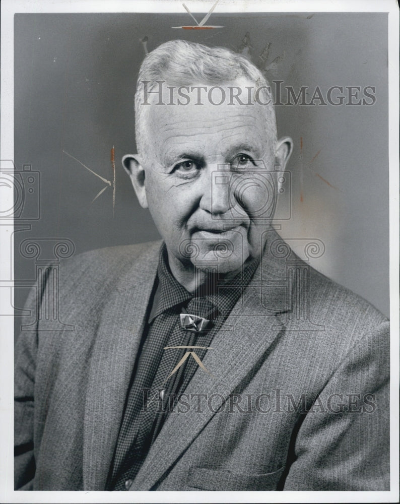 1960 George Clark Football Coach - Historic Images