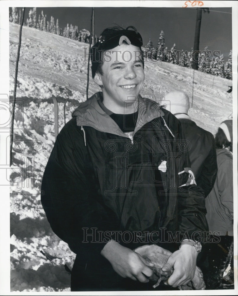 1957 Press Photo Ernie Peterson Named Garfield School Prince - Historic Images