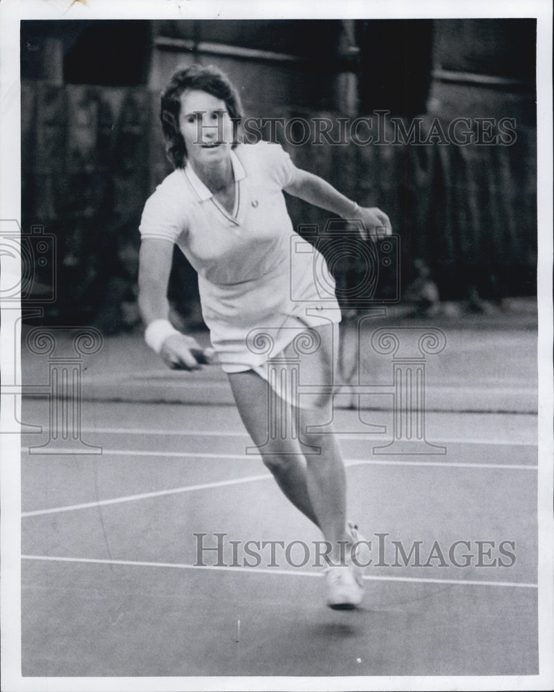 1973 Ann Murphy in New England Women&#39;s Tennis Tournament - Historic Images