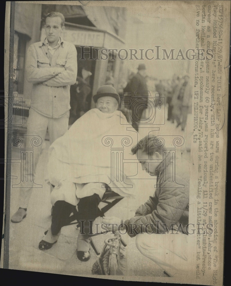 1967 Press Photo Comedian Bert Lahr &quot;Night They Raided Minsky&#39;s&quot; ing Actor - Historic Images