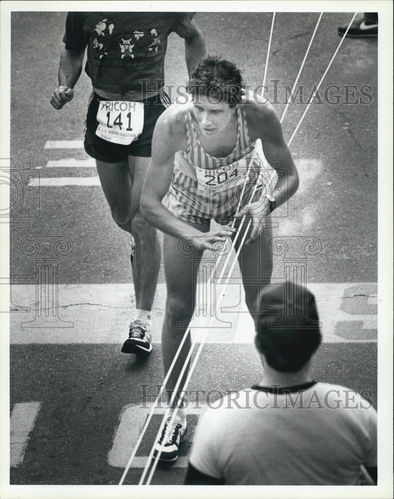 1985 Press Photo marathon racing - Historic Images