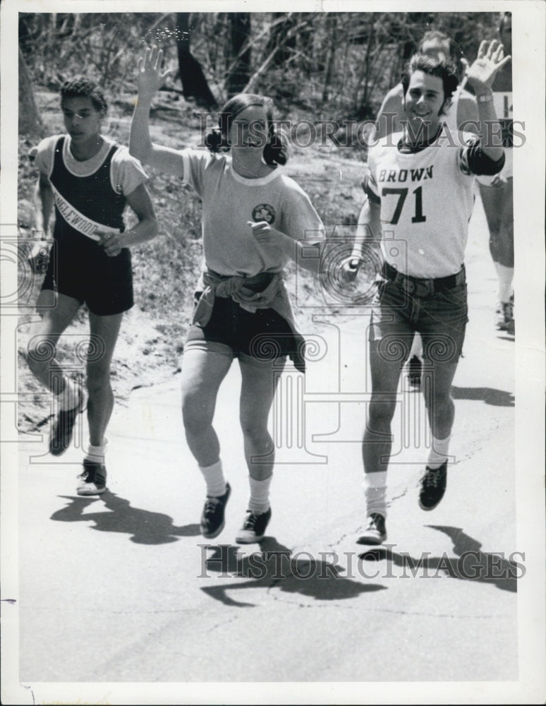 1971 General View Runners Boston Marathon - Historic Images