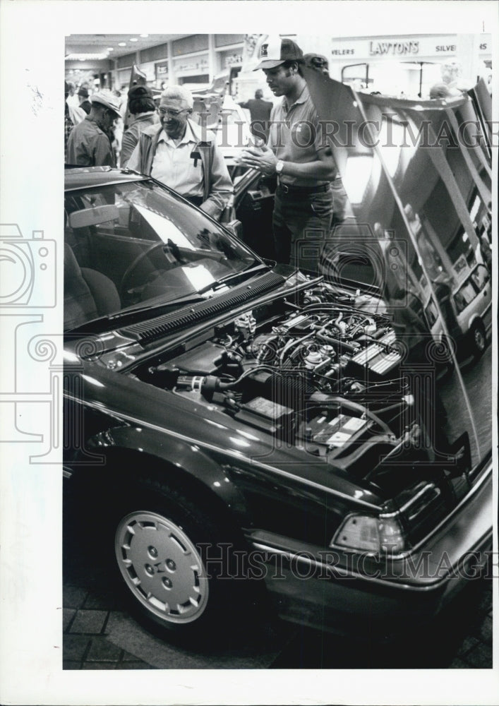 1985 Press Photo New Honda Car Vehicle Autombobile - Historic Images