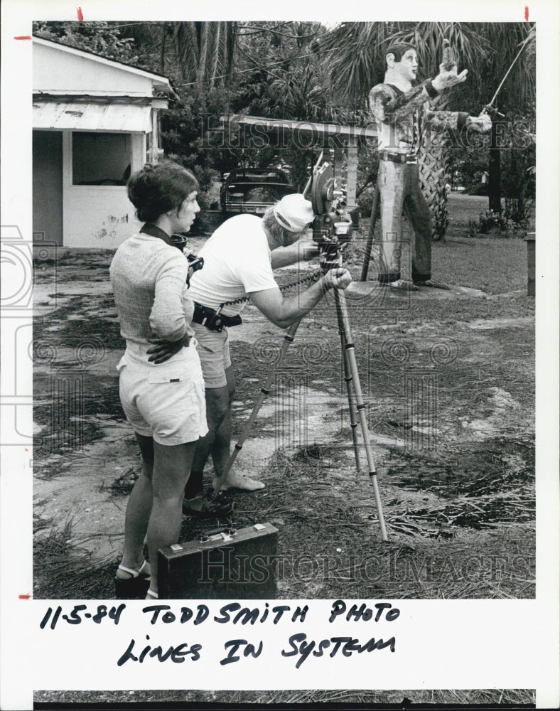 1984 Press Photo Fantasy Of Florida Dreams Expressed Through Architecture TV - Historic Images