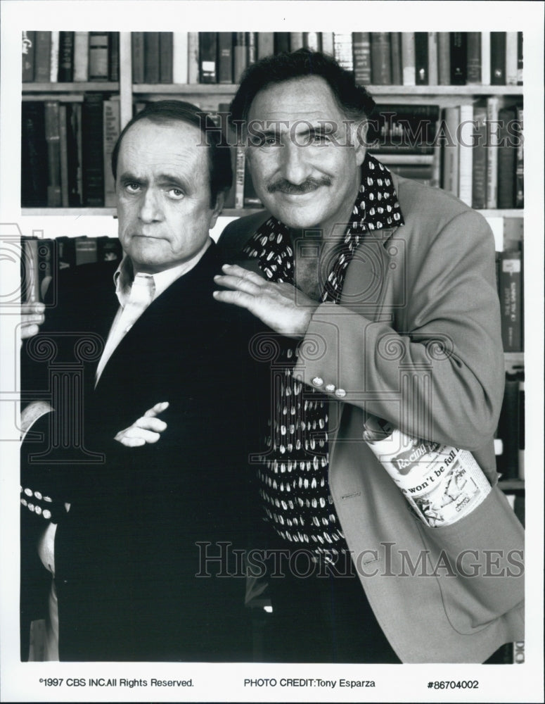 1997 Press Photo Bob Newhart Actor Judd Hirsch George Leo Television Sitcom Show - Historic Images