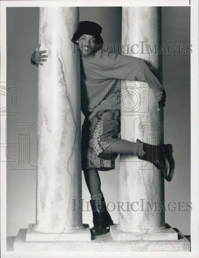 1991 Press Photo Will Smith in "The Fresh Prince of Bel-Air" - Historic Images