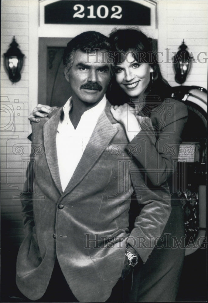 1990 Press Photo Evening Shade Series Burt Reynolds Character Portrait - Historic Images