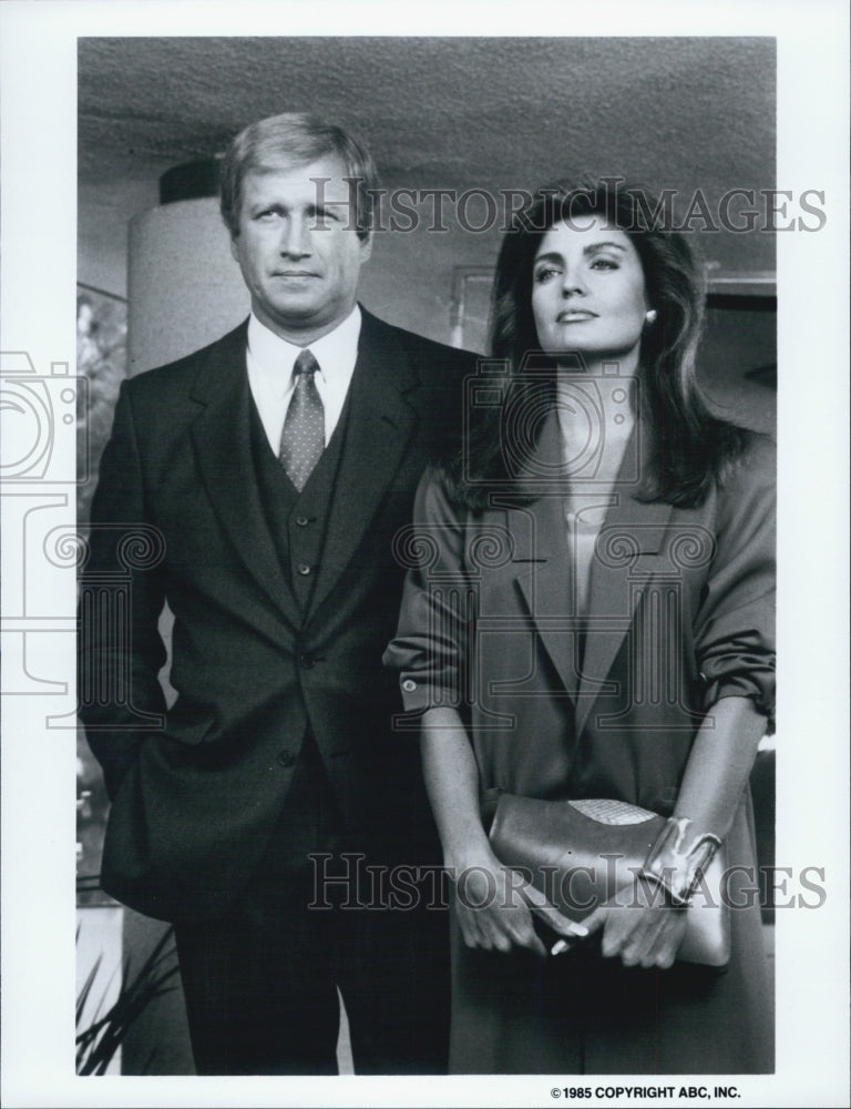 1985 Press Photo Ken Howard/Tracy Scoggins/Actor/Actress/Dynasty II The Colbys - Historic Images