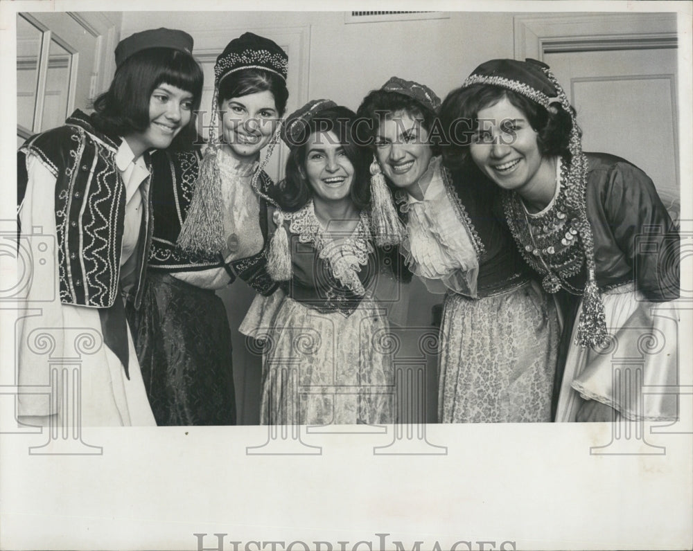 1965 Miridakis, Horitou, Vaporis, Cruz and Christon, Greek Dancers - Historic Images