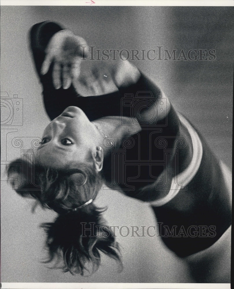 1984 Press Photo Linda O&#39;Keefe. Interlake gymnast. - Historic Images