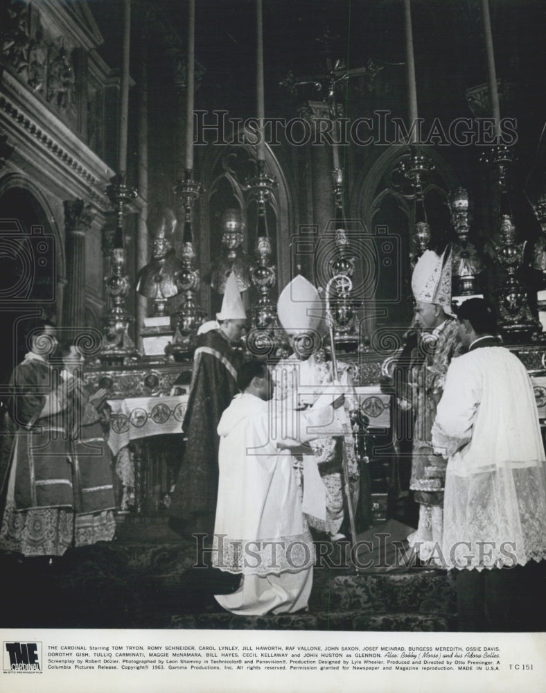 Press Photo The Cardinal Tom Tryon Romy Schneider Earol Lynley - Historic Images