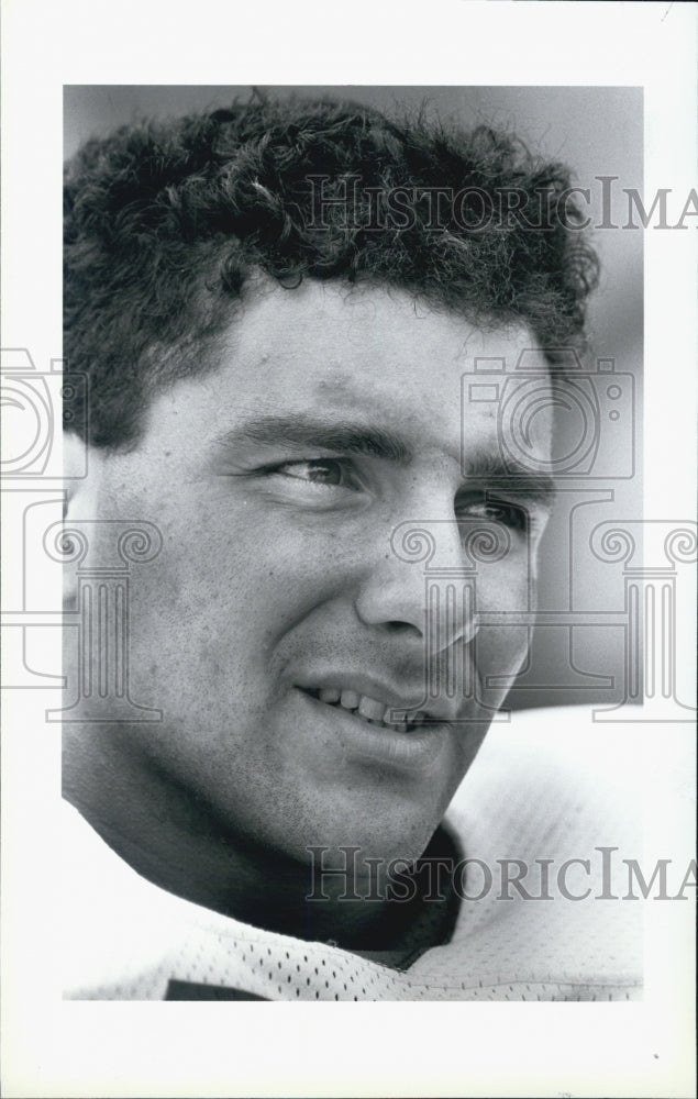 1989 Press Photo Mike Ramos, Seattle Seahawks - Historic Images