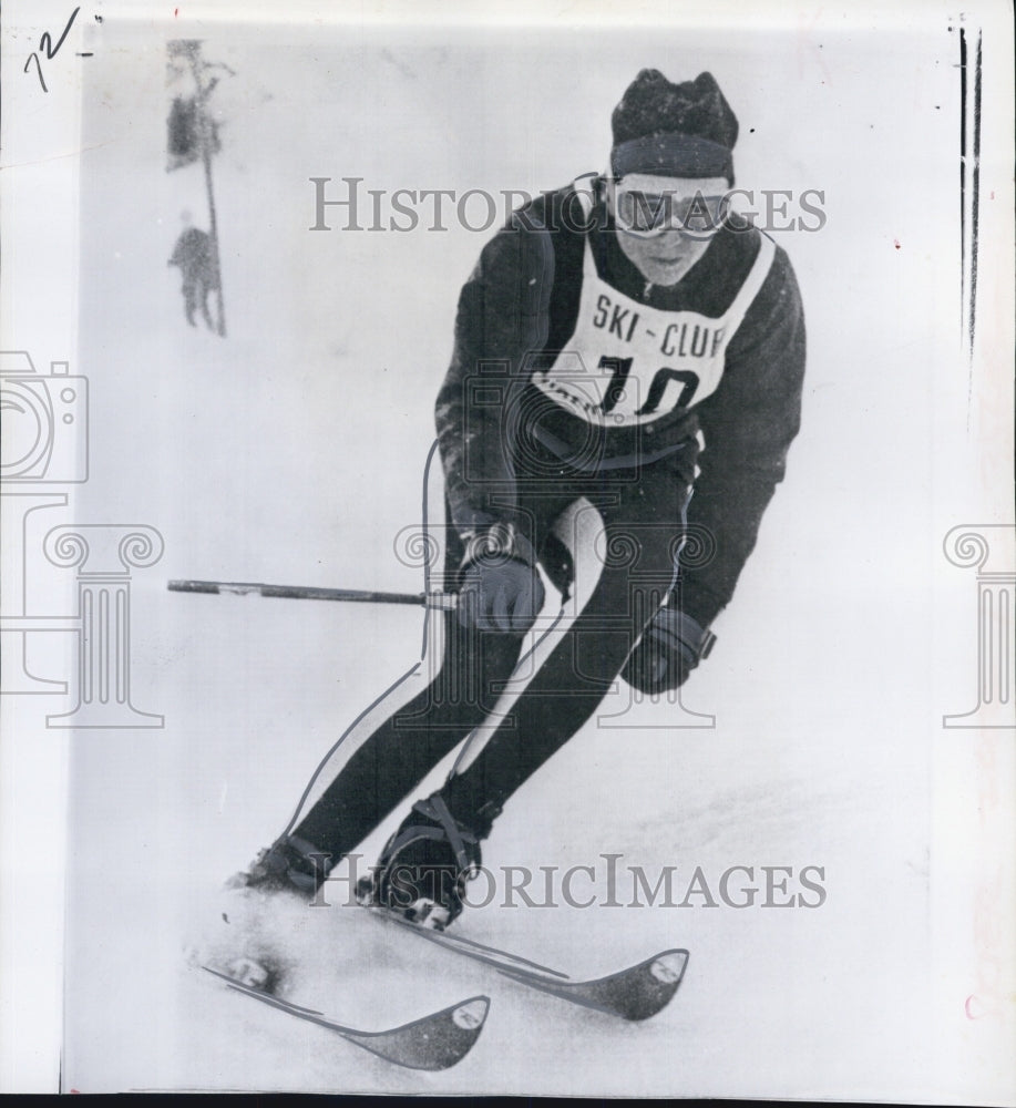 1967 Press Photo Nancy Greene, Canadian skier. - Historic Images