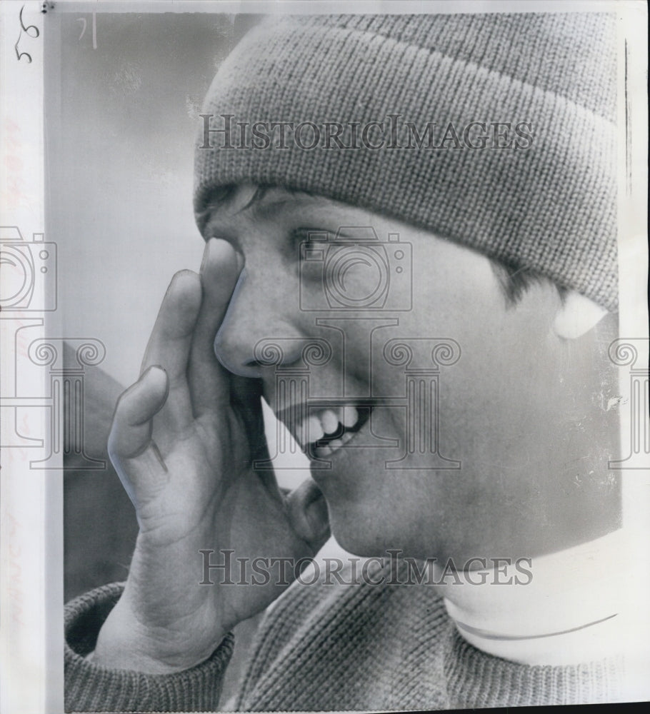 1967 Nancy Greene,winner of World Cup of Skiing. - Historic Images