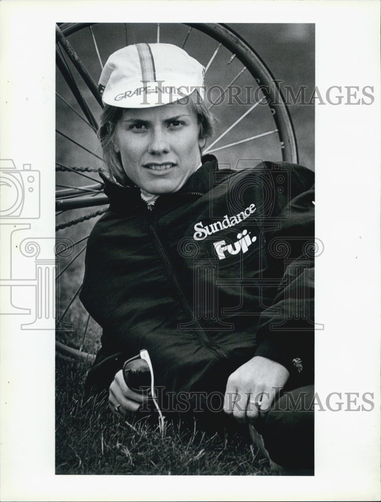 1987 Press Photo Connie Paraskevin-Young Washington Mutual Grand Prix Redmond - Historic Images