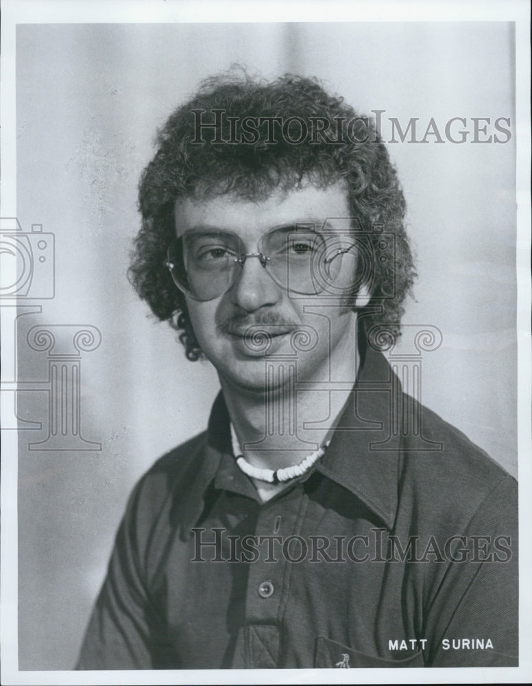 1979 Press Photo Matt Surina, bowler - Historic Images