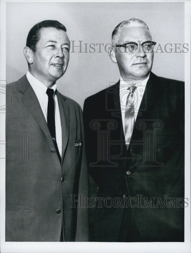 1966  Gil 
Stratton and Harry Henson, sportscasters. - Historic Images