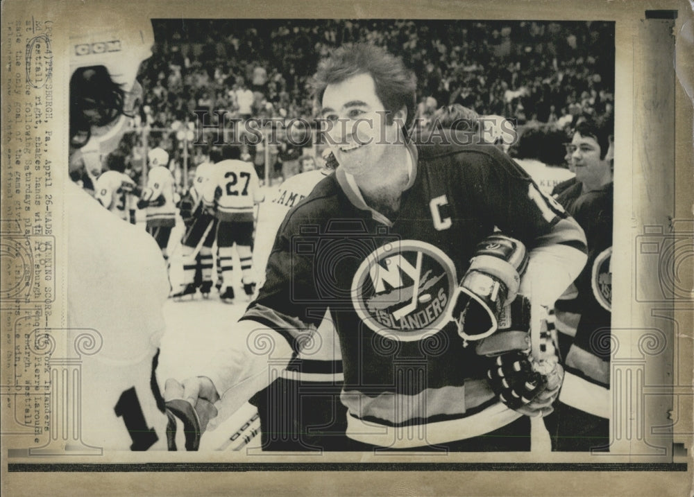 Press Photo New York Islanders Westfall - Historic Images