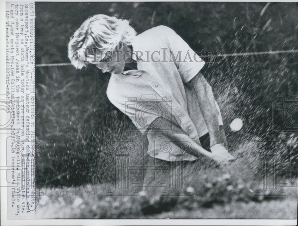 1965 Women&#39;s Wester Amateur Golfing Champion Barbara Fay White - Historic Images