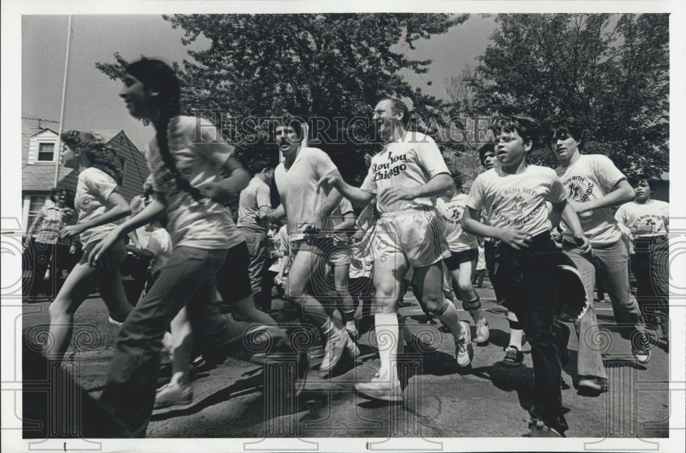 1978 Mayor Michael A. Bilandic/Jogging/Youth Marathon - Historic Images