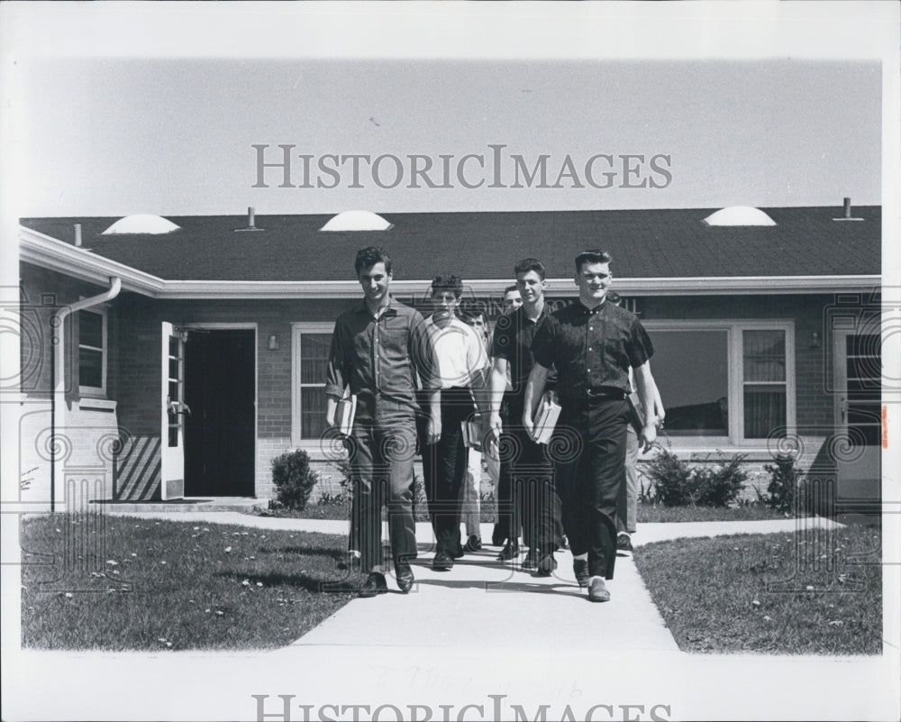 1964 Cardinal Mooney hall Is their home. - Historic Images