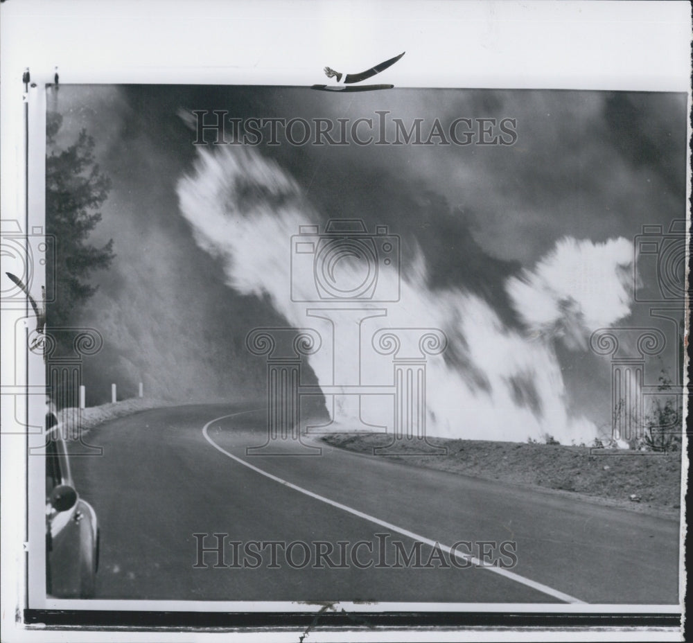 1959 Brush Fire California - Historic Images